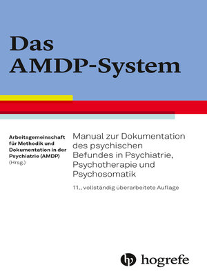 cover image of Das AMDP-System